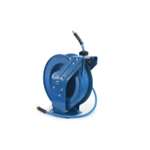 BluBird 1/2 x 50' Dual Arm Pneumatic Hose Reel for Industrial Use