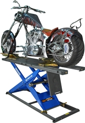 K&L Supply MC615R Air Motorcycle Lift 1000 Capacity